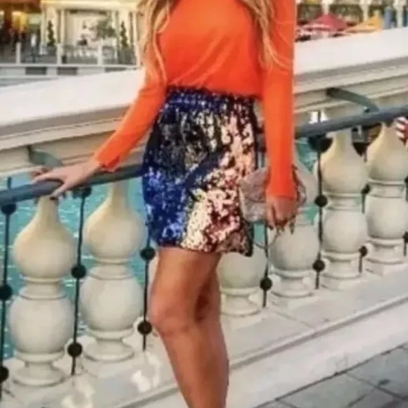 Brand New with tags Zara sequin skirt! - Picture 4 of 7